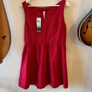 Kensie Red Sleeveless Dress NWT